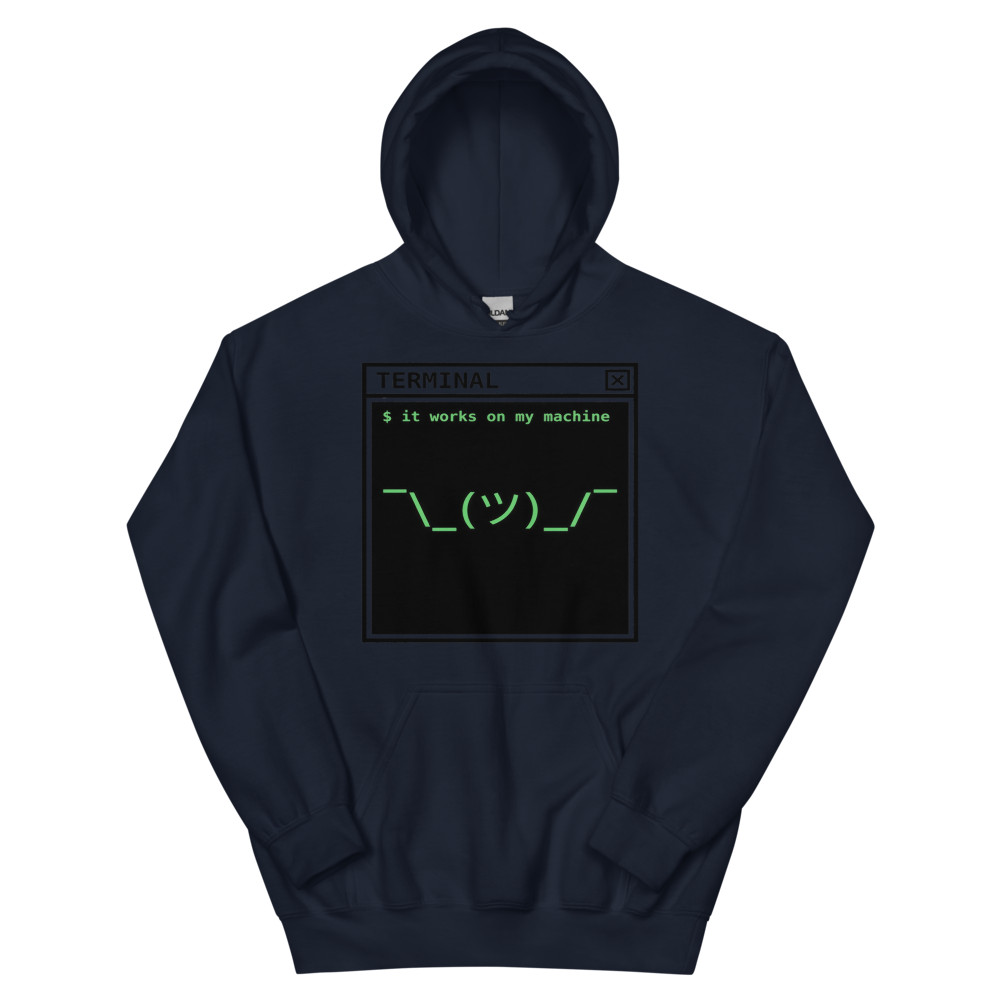 It Works on My Machine | Programmer - Hoodie Navy