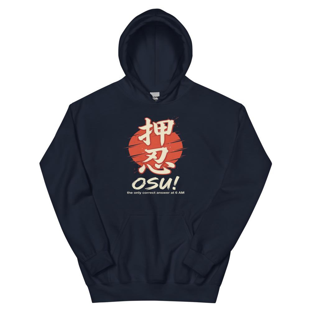 Osu! The Only Correct Answer at 6 AM | Japanese Fitness - Hoodie Navy