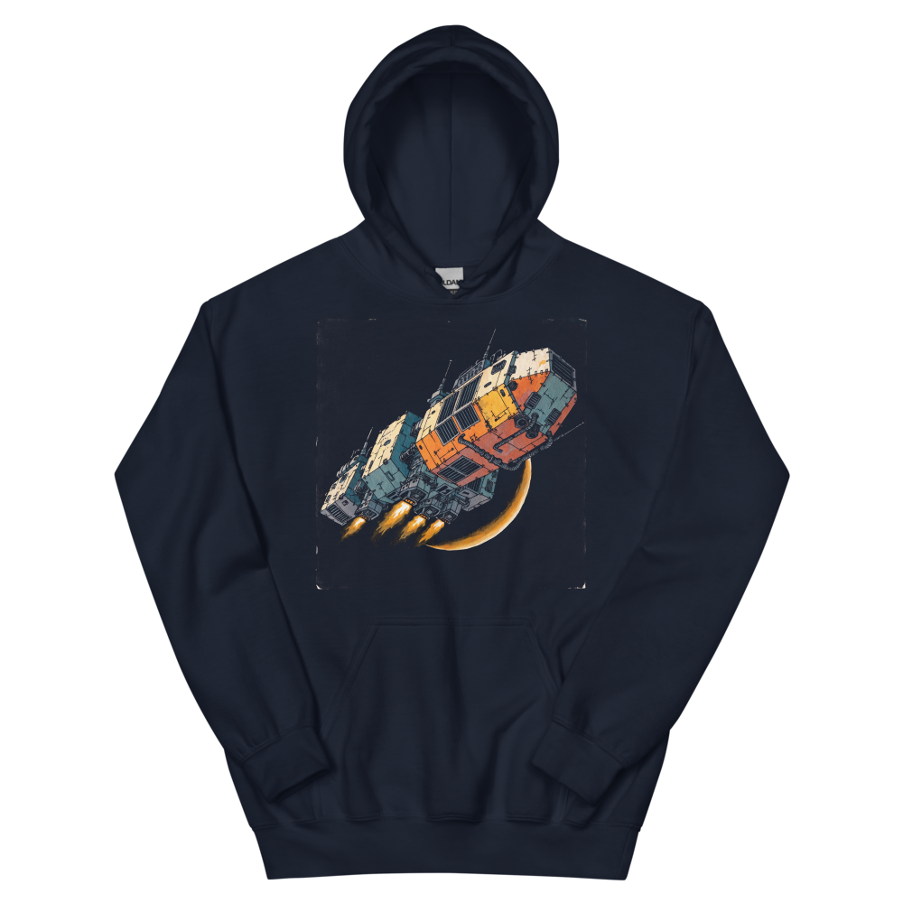 Fastest Junk in the Sector | Retro Space Opera - Hoodie Navy