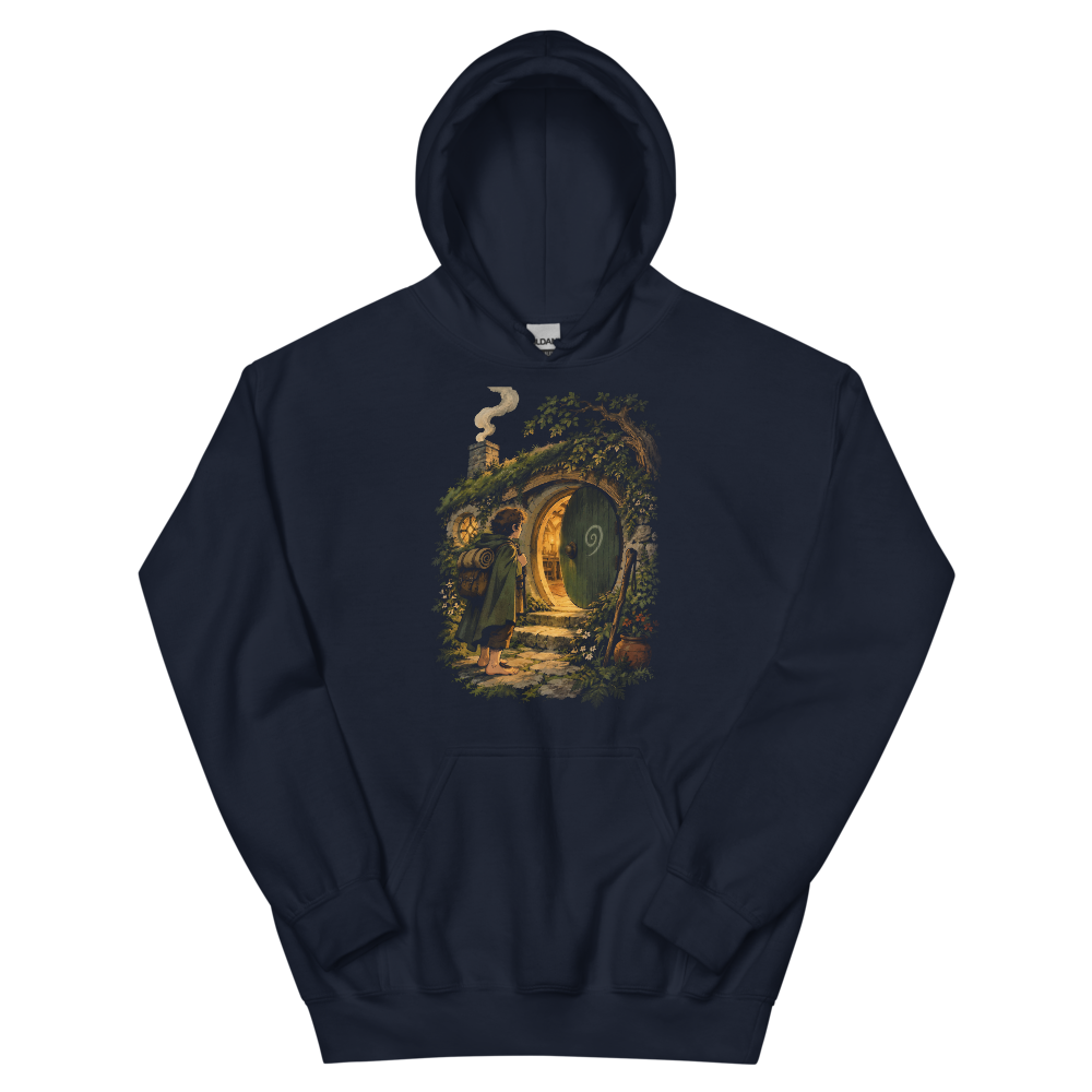 Burglar for Hire | Retro Fantasy - Hoodie Navy (scale corrected)
