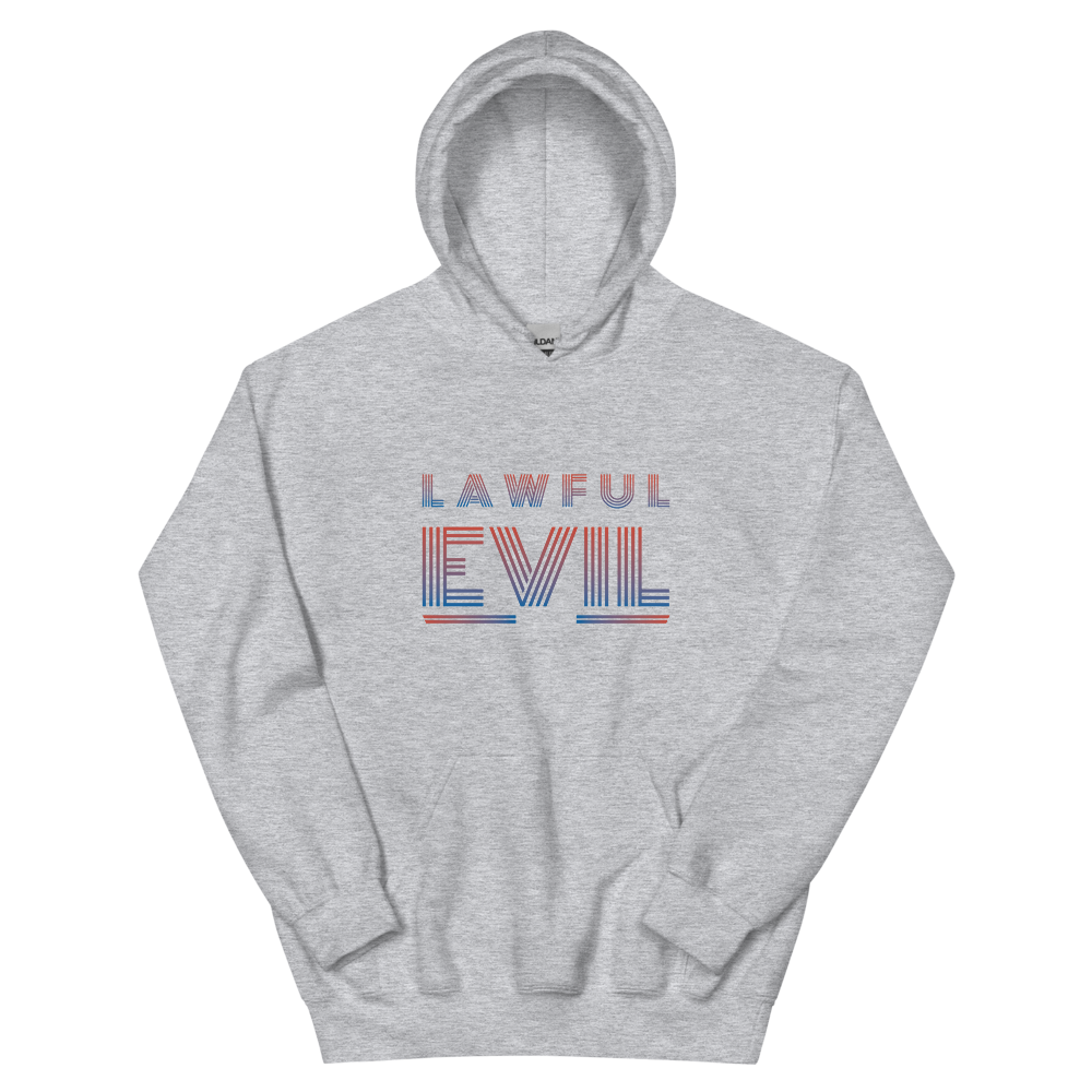 Lawful Evil - Hoodie Sport Grey (artwork corrected)