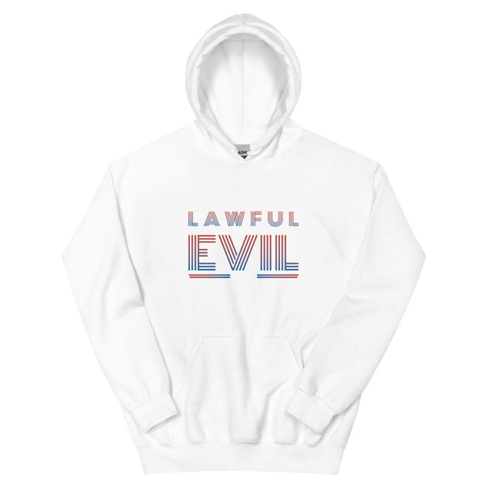 Lawful Evil - Hoodie White (artwork corrected)