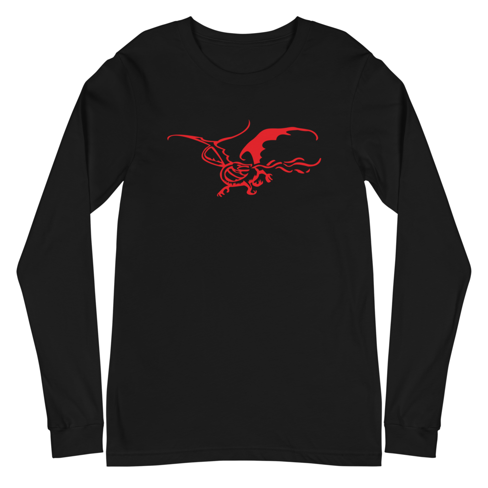 The Red Dragon - Long Sleeve Black