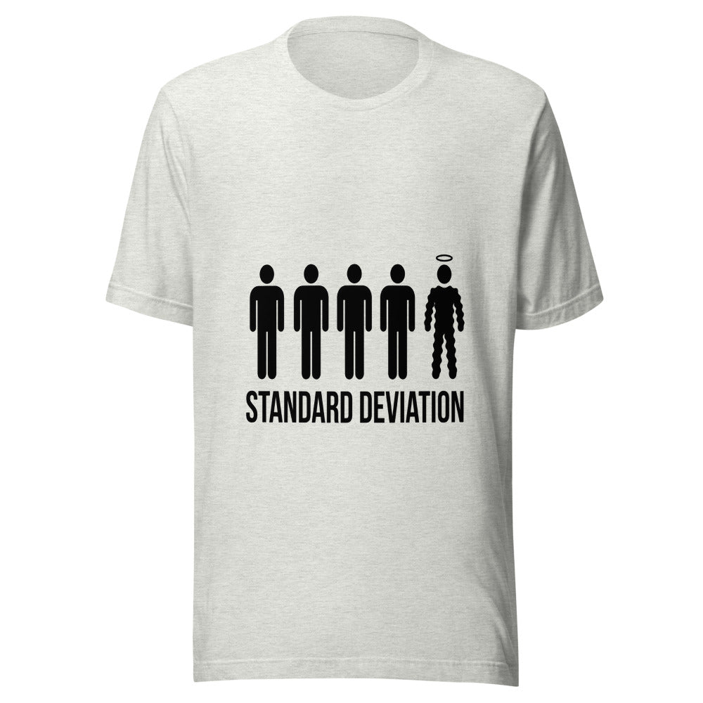 Standard Deviation | Statistics Tee Ash flat lay