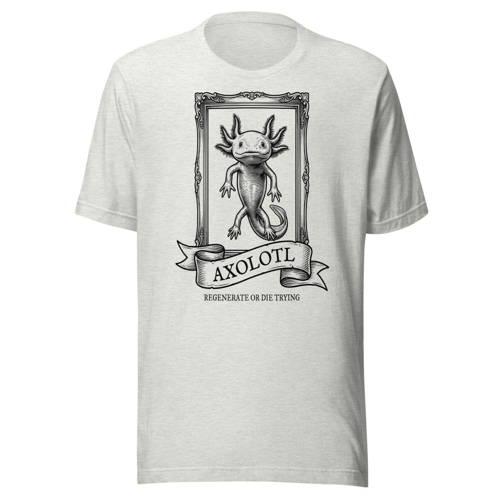 Axolotl — Regenerate or Die Trying | Vintage Science Tee