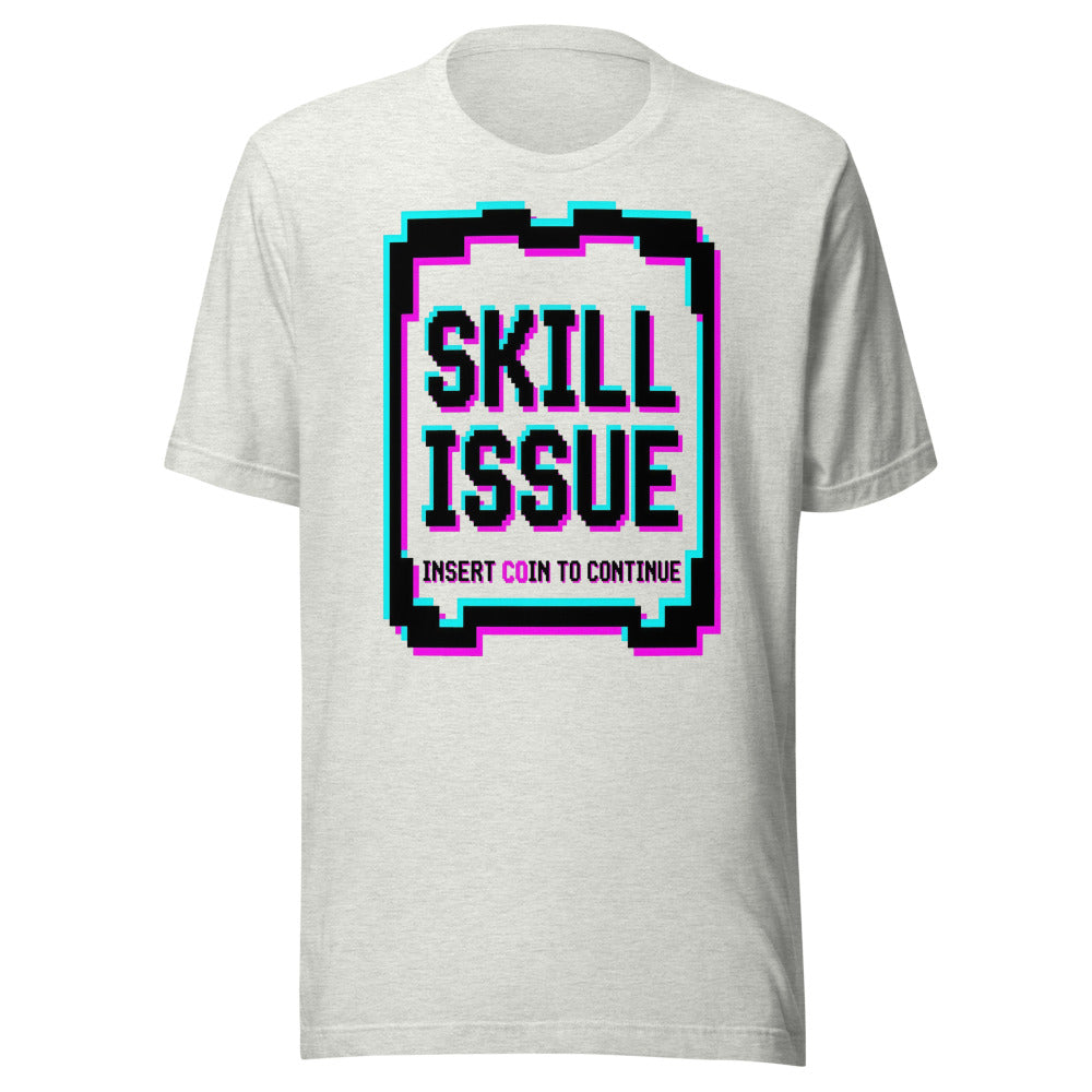 Skill Issue: Insert Coin to Continue | Retro Arcade Tee
