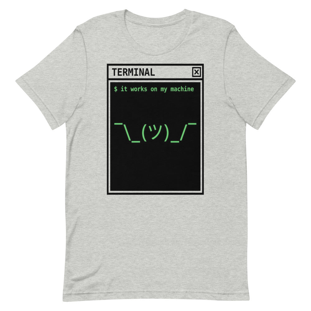 It Works on My Machine | Programmer Tee print detail 1