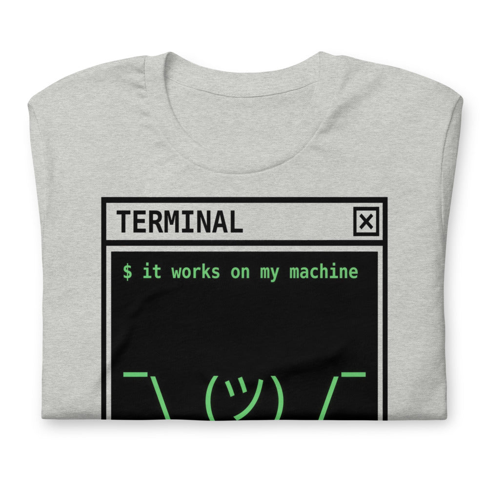 It Works on My Machine | Programmer Tee print detail 2