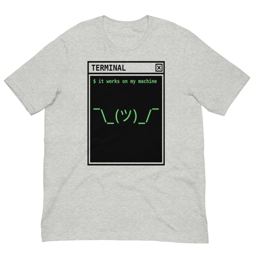 It Works on My Machine | Programmer Tee print detail 3