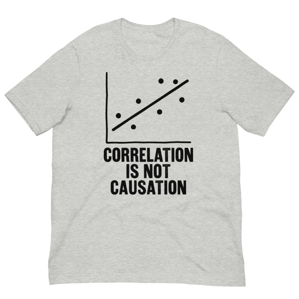 Correlation Is Not Causation | Statistics Tee print detail 3