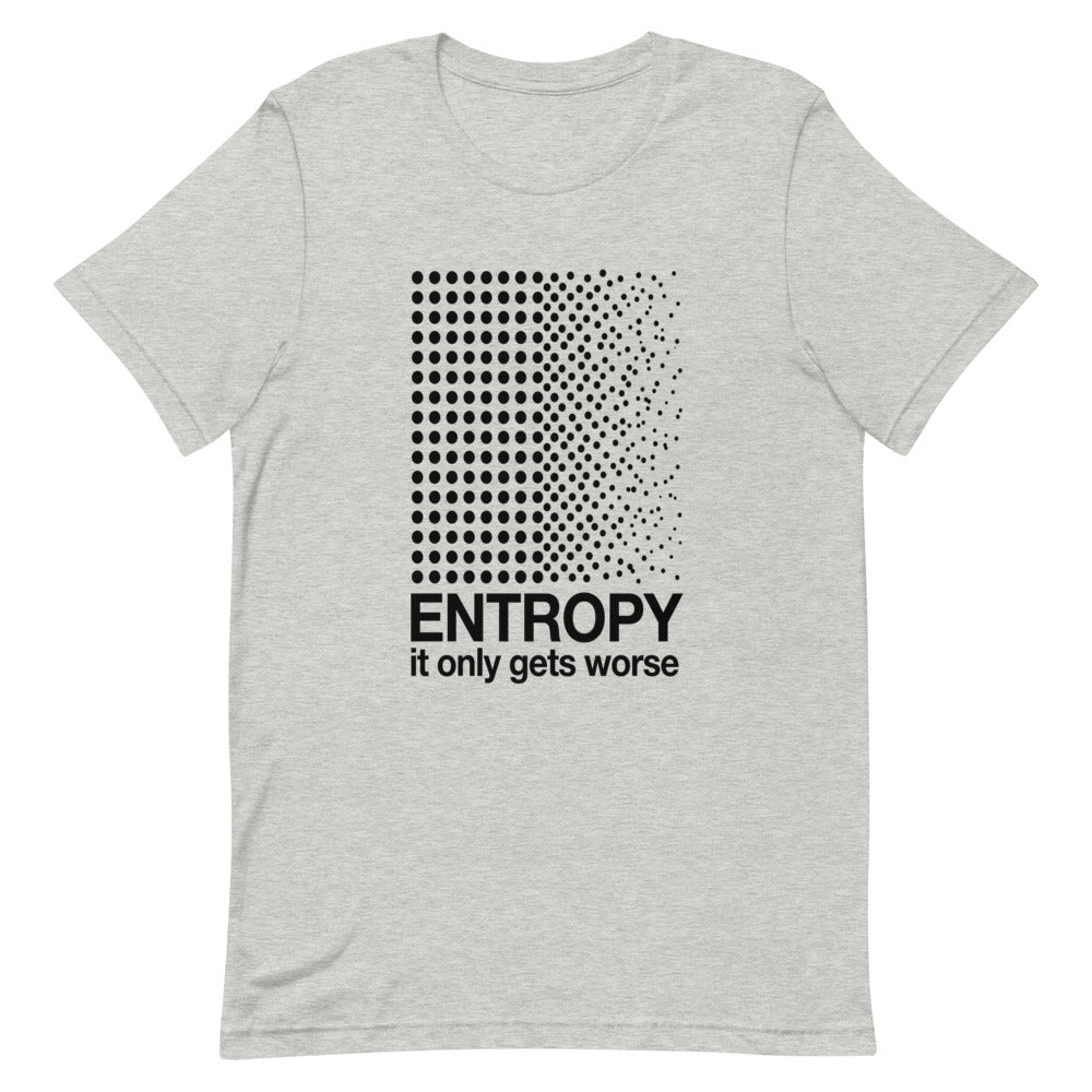 Entropy — It Only Gets Worse | Physics Tee print detail 1