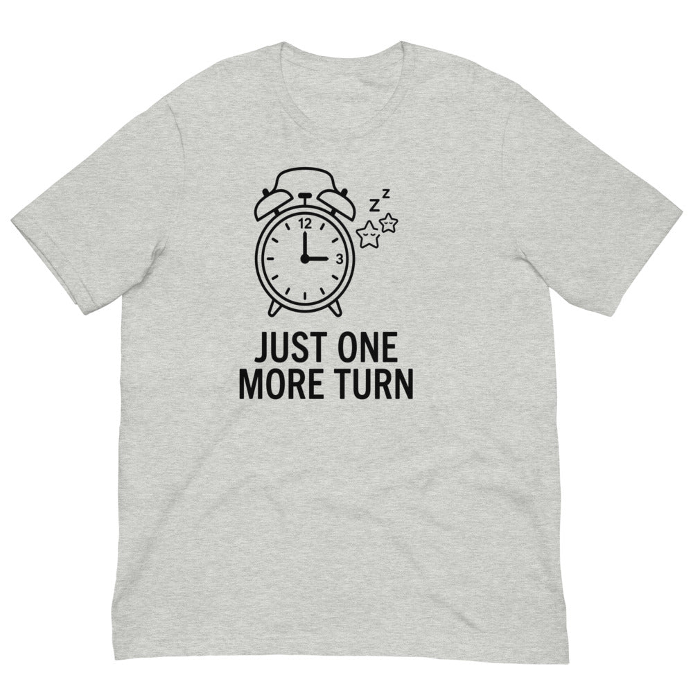 Just One More Turn | Strategy Gamer Tee print detail 3