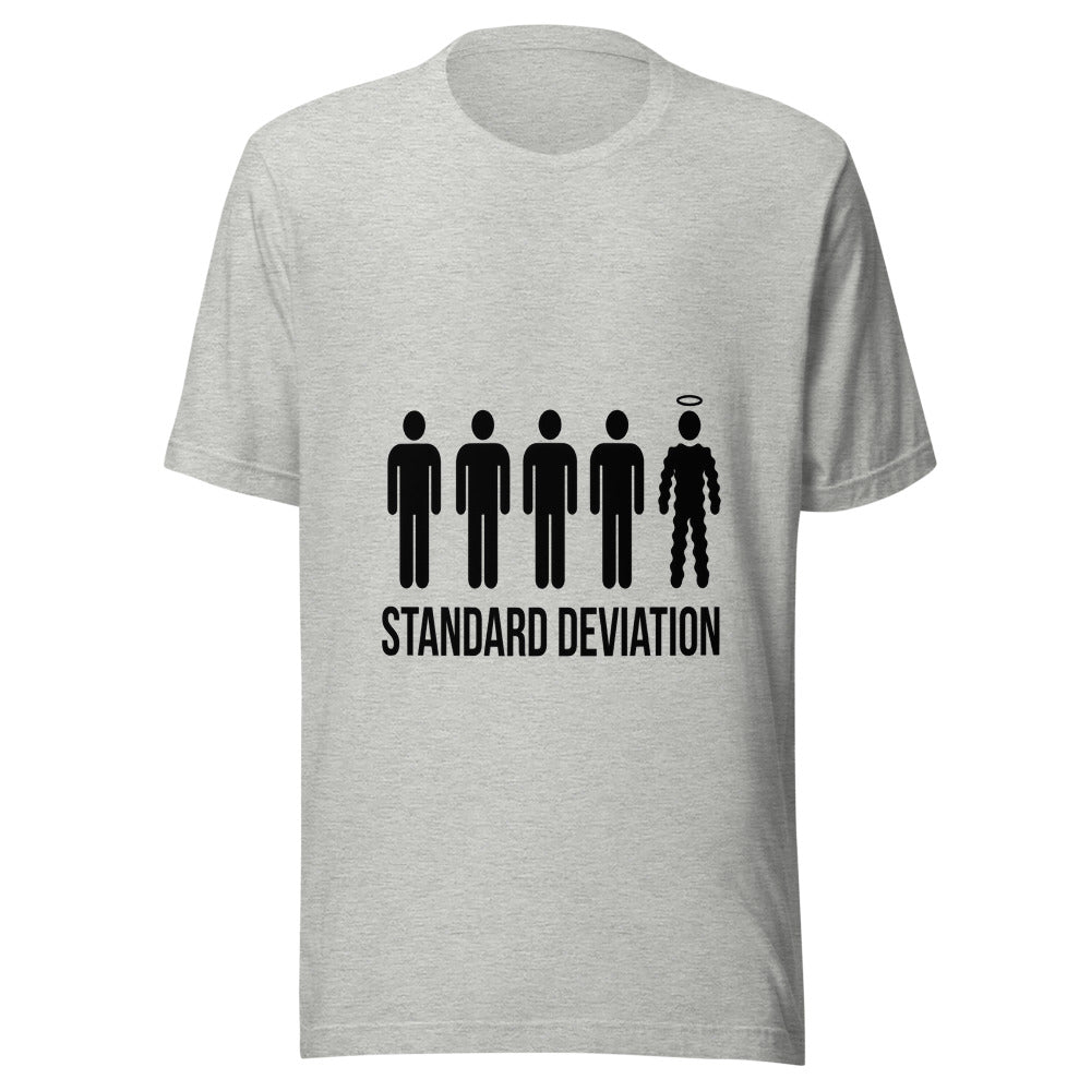Standard Deviation | Statistics Tee Athletic Heather flat lay