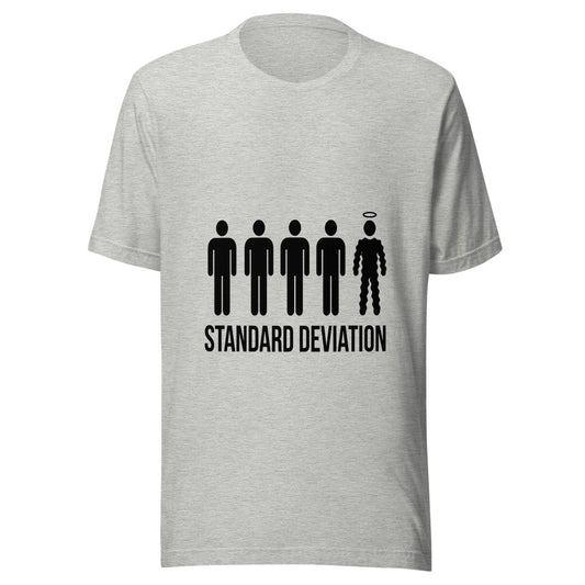 Standard Deviation | Statistics Tee Athletic Heather flat lay