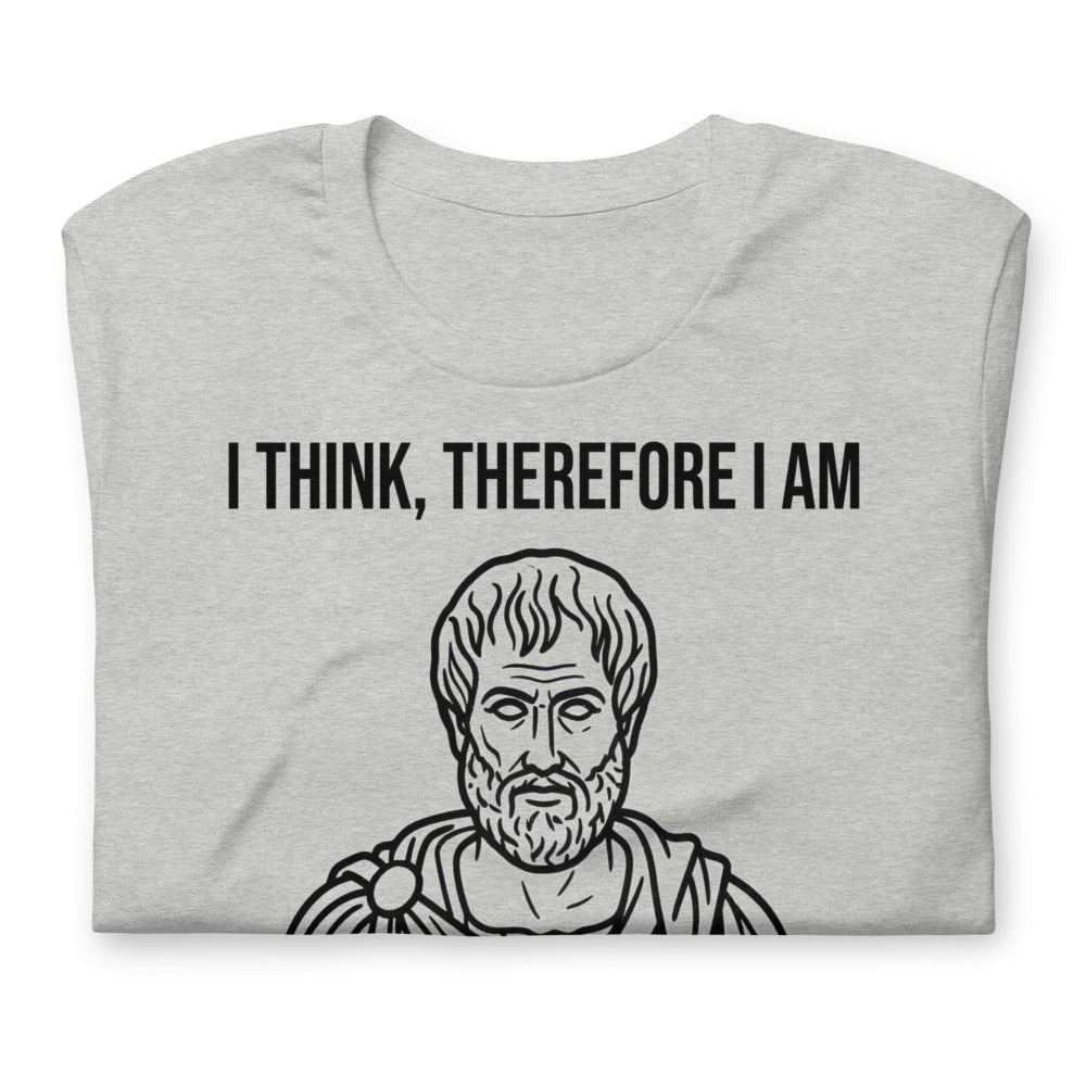 I Think, Therefore I Am (Probably) | Philosophy Tee print detail 2