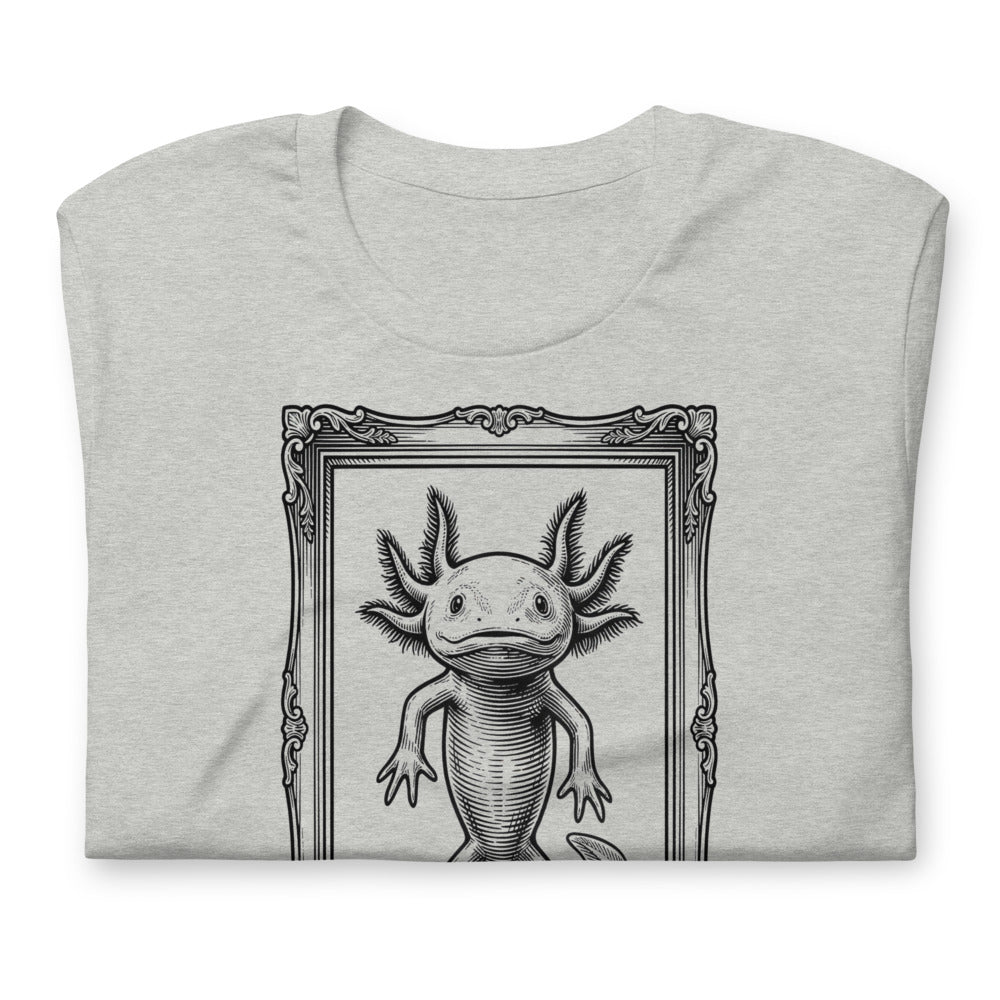 Axolotl — Regenerate or Die Trying | Vintage Science Tee print detail 2