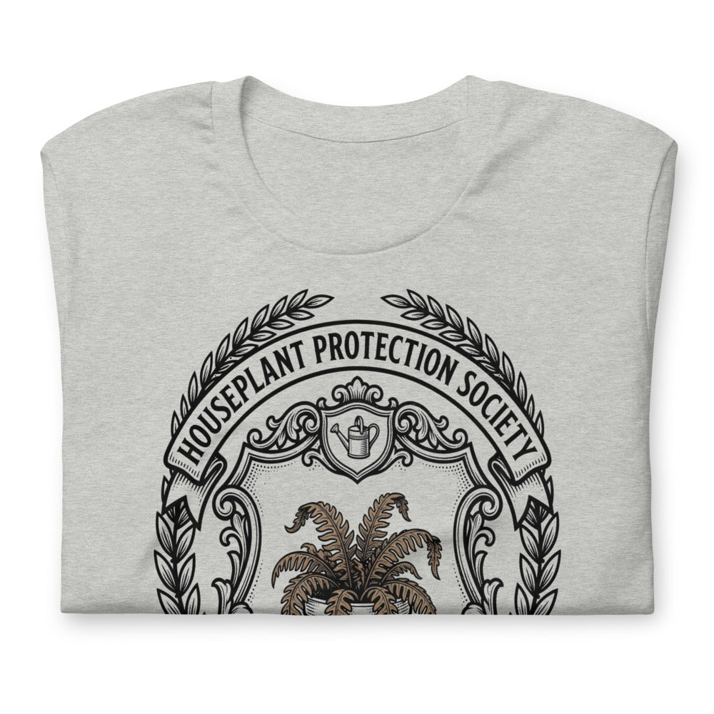 Houseplant Protection Society — We're Sorry, Fern | Crest Tee print detail 2