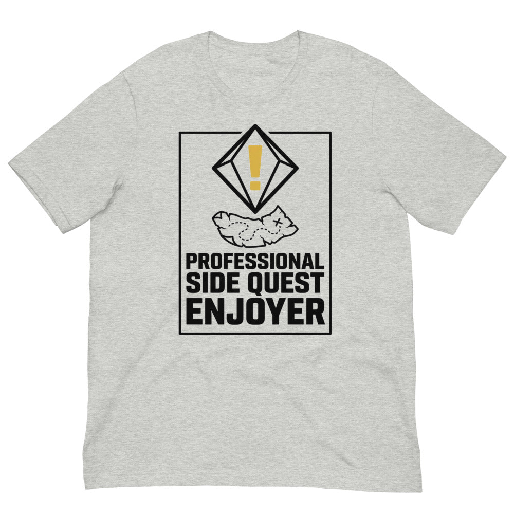 Professional Side Quest Enjoyer | Gamer Tee print detail 3