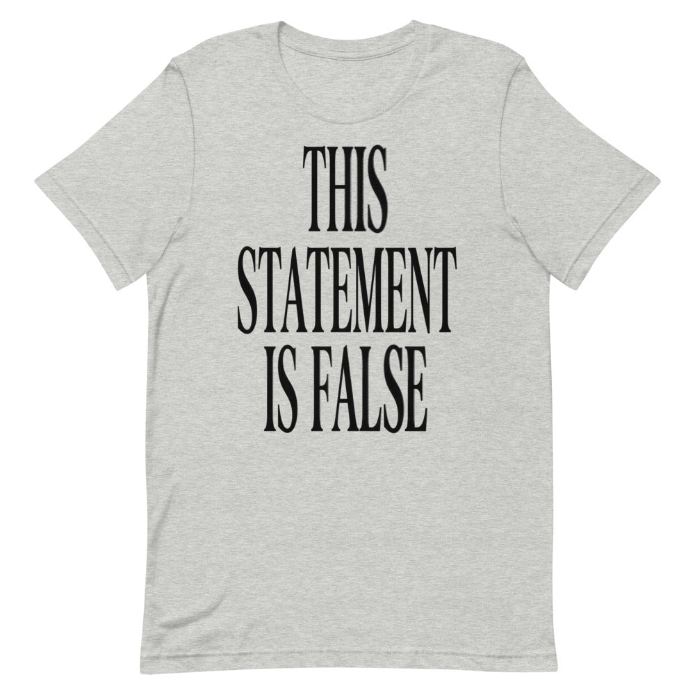 This Statement Is False | Paradox Tee print detail 1