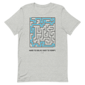 Hard to Solve. Easy to Verify: P vs NP | Computer Science Tee - Athletic Heather