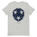 Look Up: d20 Constellation | Stargazer TTRPG Tee - Athletic Heather