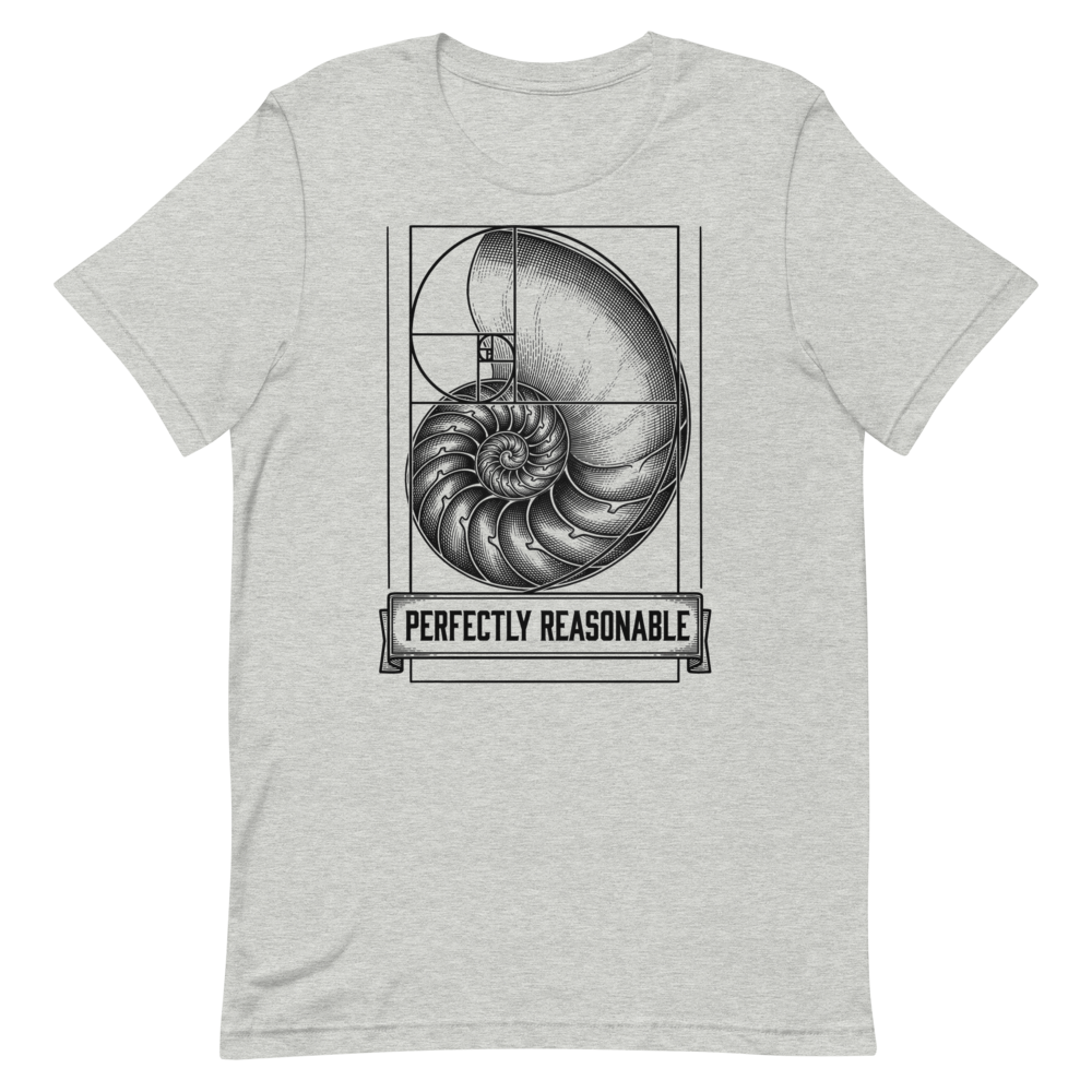 Perfectly Reasonable: Golden Ratio | Vintage Math Tee - Athletic Heather