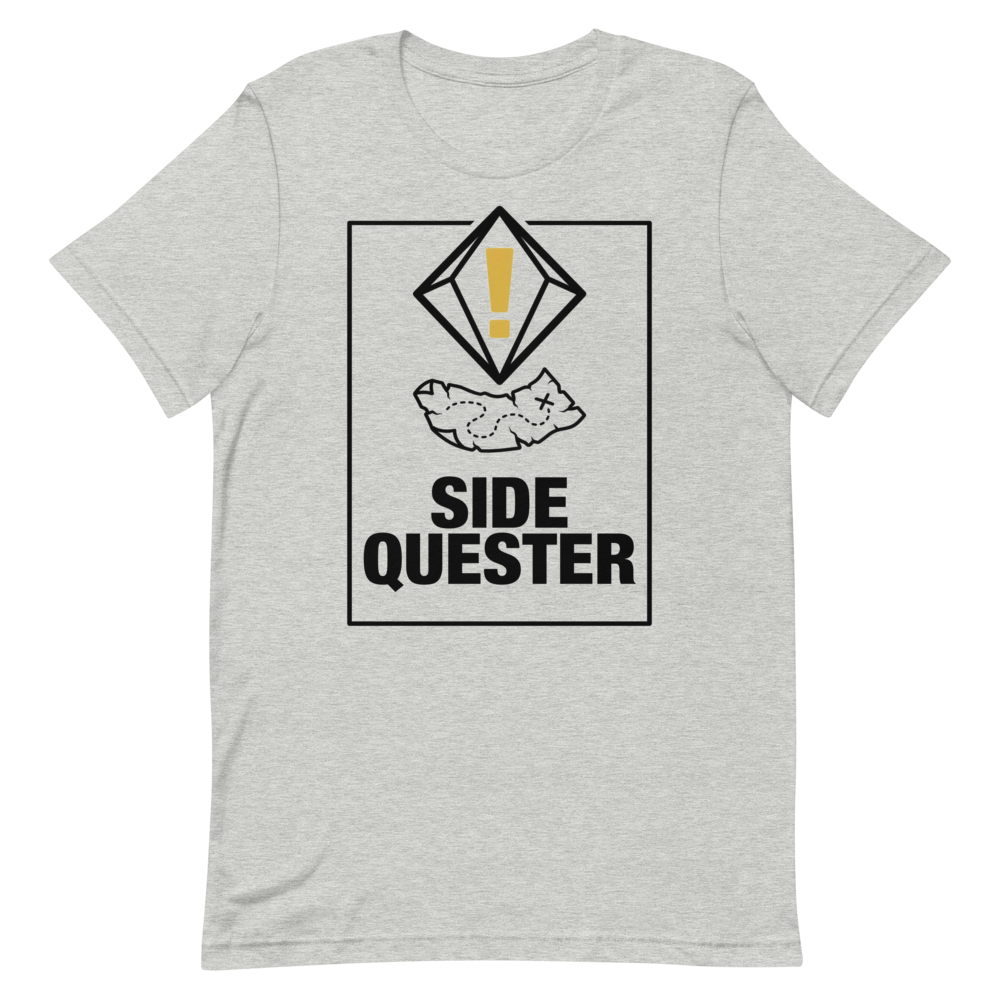 Side Quester | Gamer Tee - Athletic Heather