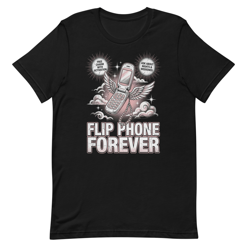 Flip Phone Forever | Y2K Bootleg Tee