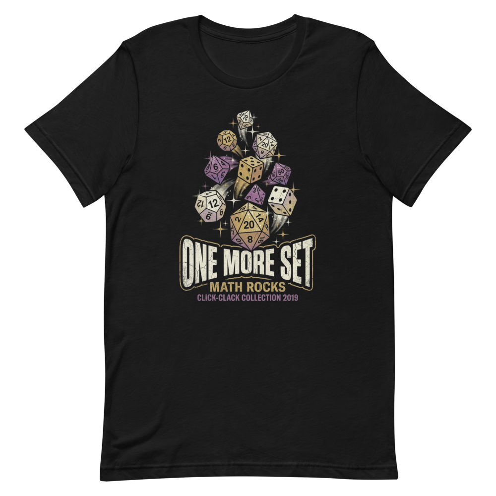 One More Set | Dice Goblin Tee - Black