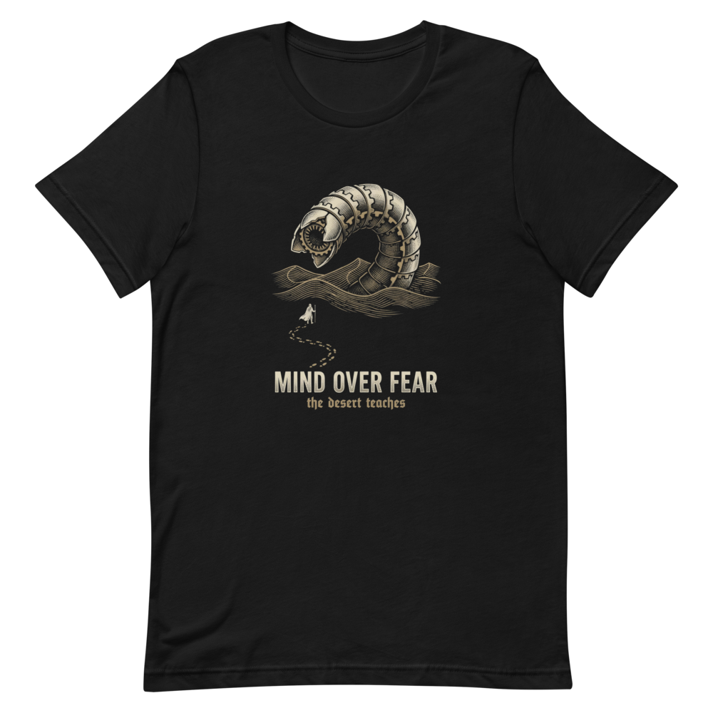 Mind Over Fear | Desert Sci-Fi Tee - Black