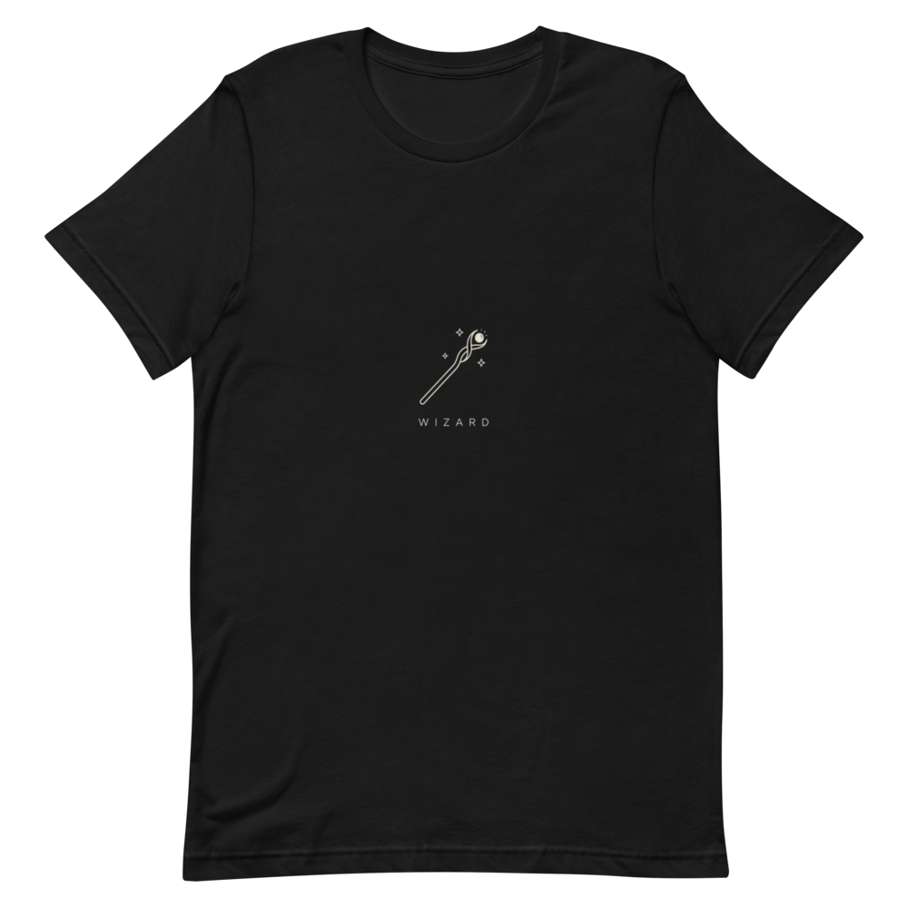 Wizard | TTRPG Class Line - Staple (Bella+Canvas 3001) Black