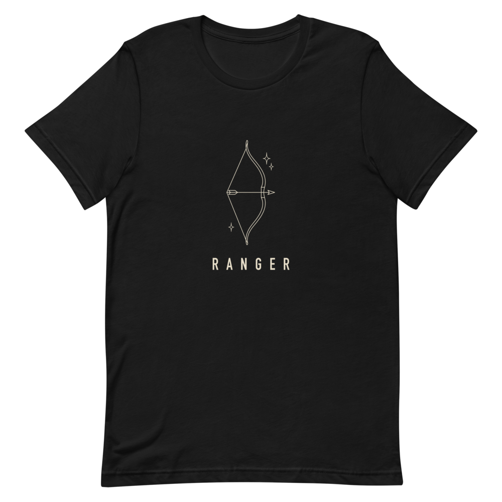 Ranger | TTRPG Class Line - Staple (Bella+Canvas 3001) Black