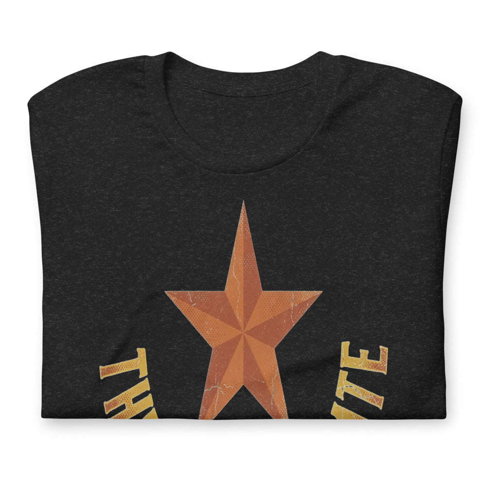 The Lone Star State | Retro Texas Tee print detail 2
