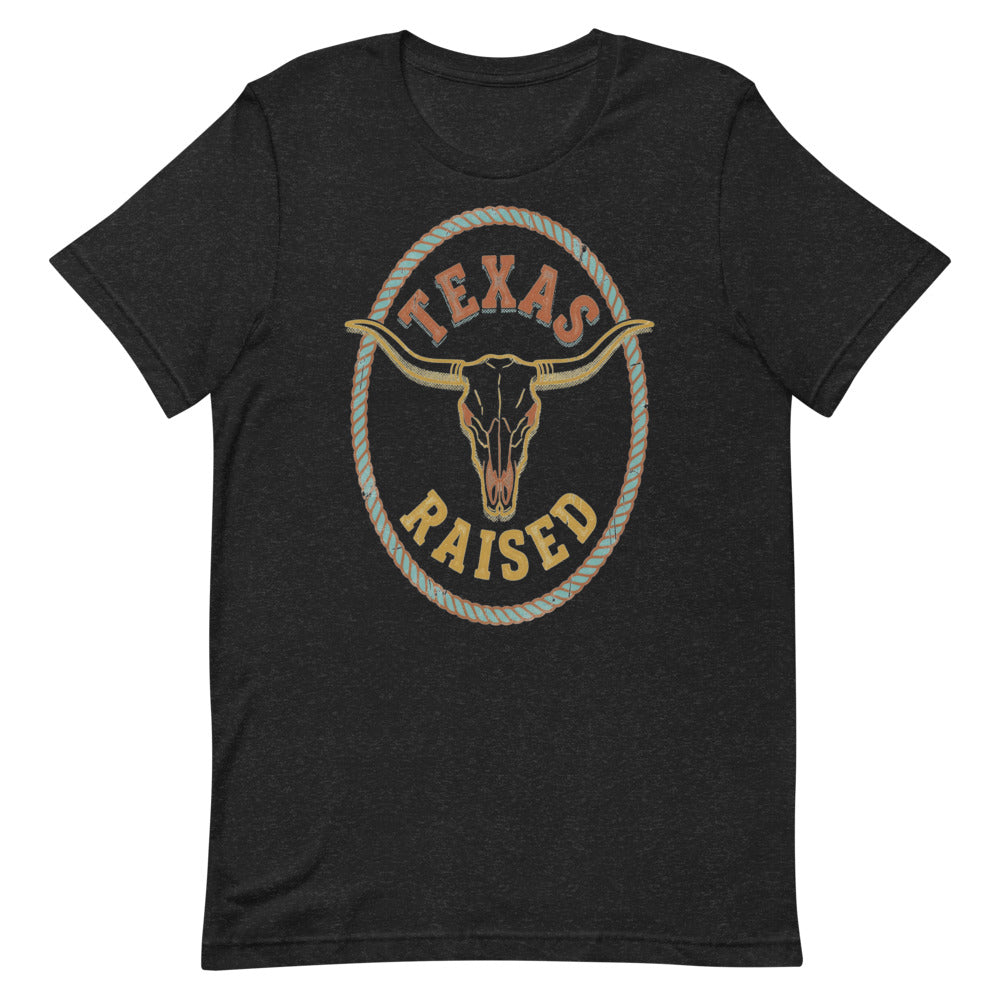 Texas Raised | Longhorn Badge Tee print detail 1