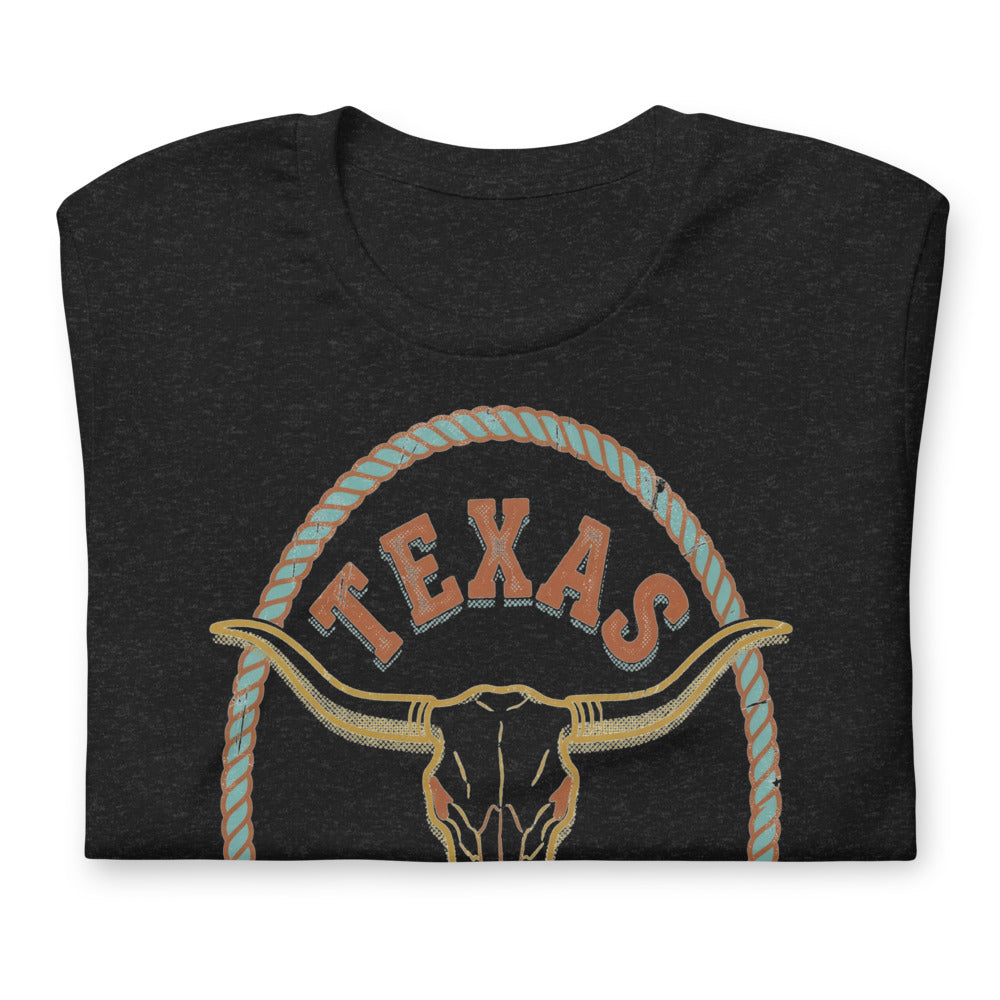 Texas Raised | Longhorn Badge Tee print detail 2