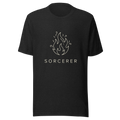 Sorcerer | TTRPG Class Icon Tee - Black Heather