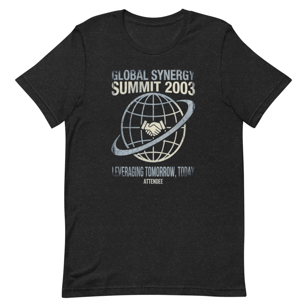 Global Synergy Summit 2003 | Vintage Conference Tee - Black Heather