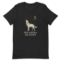 Per Aspera Ad Astra | Sci-Fi Latin Tee - Black Heather