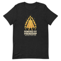 Powered by Friendship (and One (1) Final Form) | Anime Tee - Black Heather
