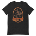 Giddy Up | Vintage Rodeo Tee - Black Heather