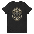 Progressive Overlord | Nerd Fitness Tee - Black Heather