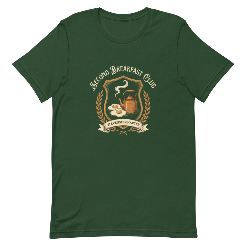 Second Breakfast Club (Elevenses Chapter) | Fantasy Fan Tee - Forest