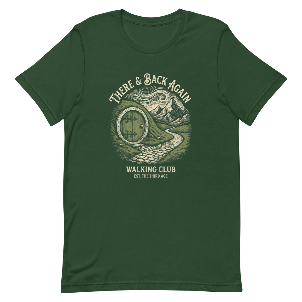 There & Back Again Walking Club | Fantasy Walker Tee - Forest
