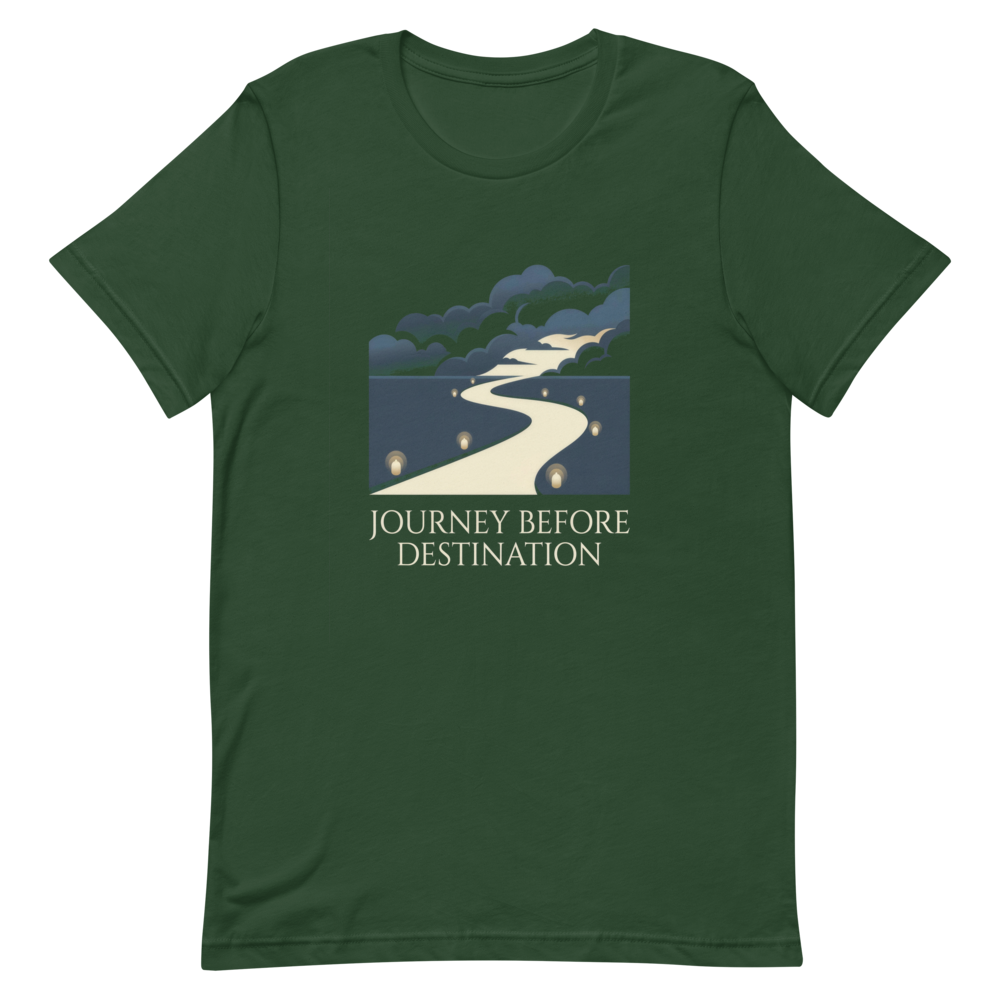 Journey Before Destination | Epic Fantasy Reader Tee - Forest