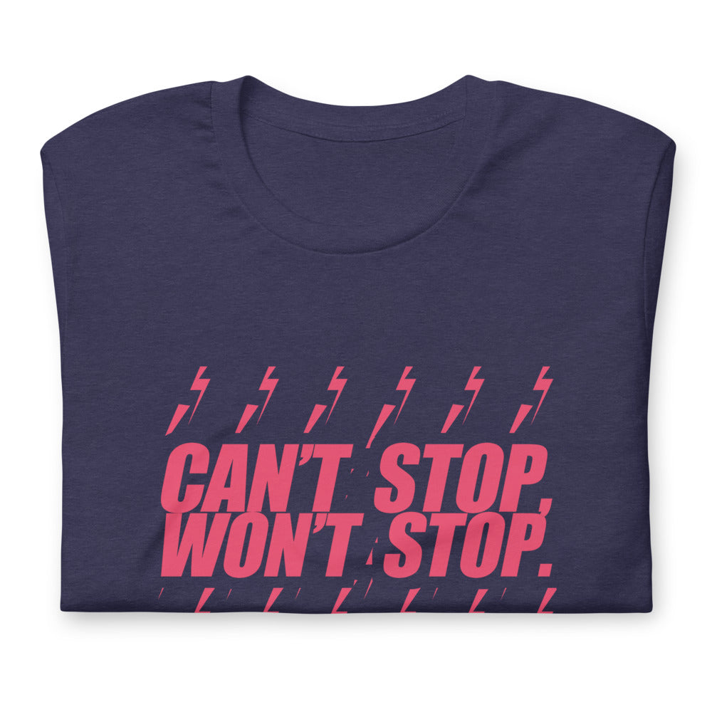 Can't Stop, Won't Stop | Lightning Bolt Arcade Tee