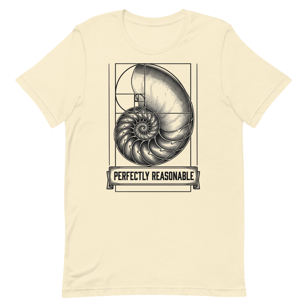 Perfectly Reasonable: Golden Ratio | Vintage Math Tee - Natural