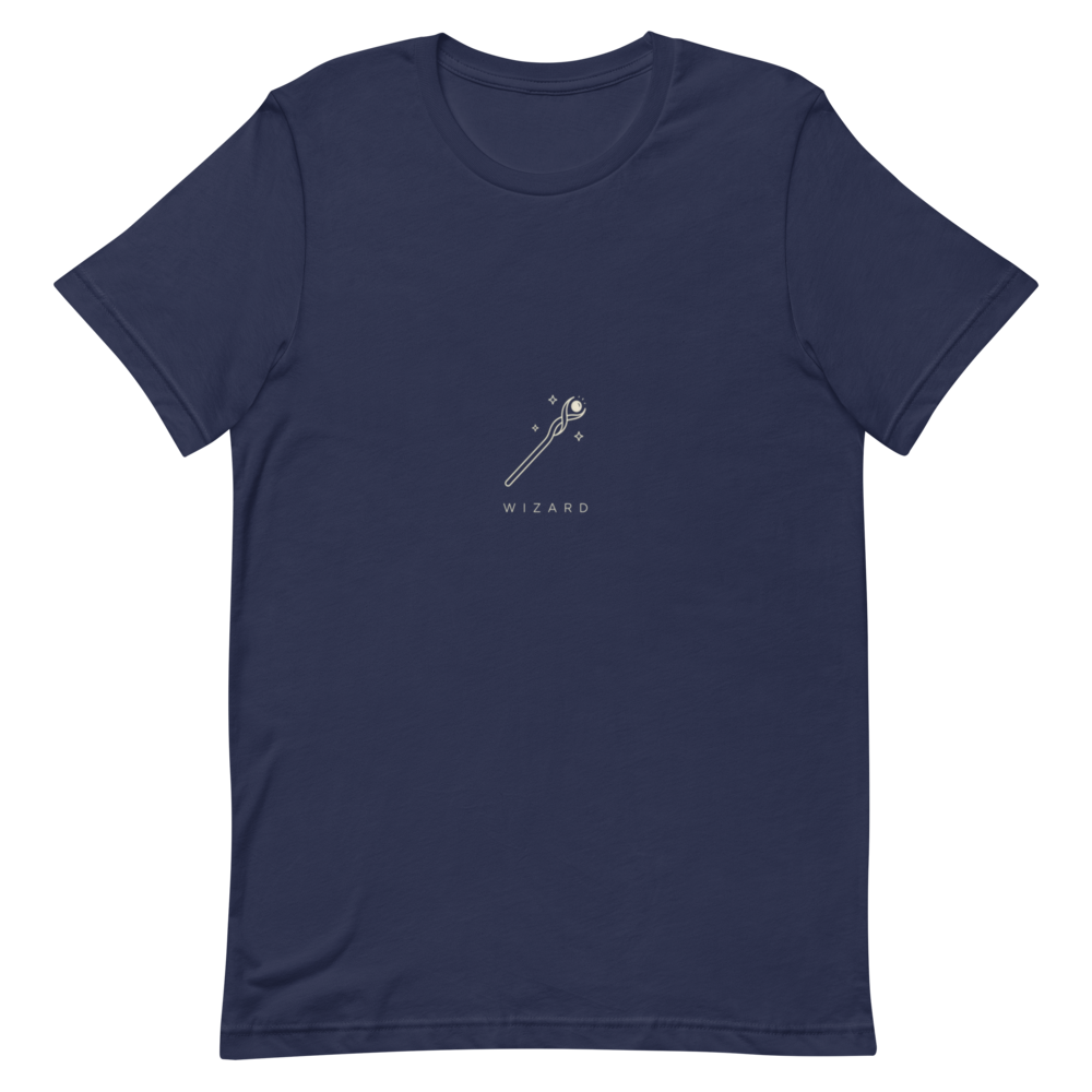 Wizard | TTRPG Class Line - Staple (Bella+Canvas 3001) Navy