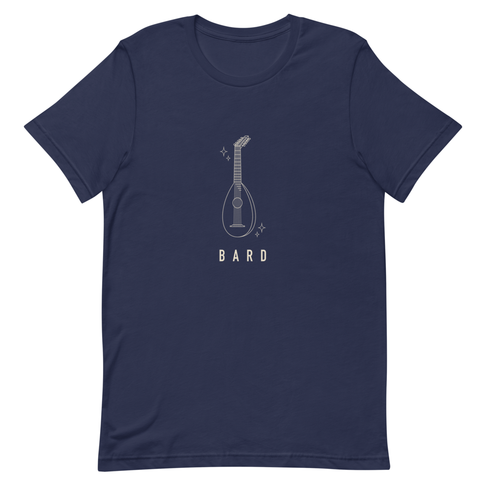 Bard | TTRPG Class Line - Staple (Bella+Canvas 3001) Navy