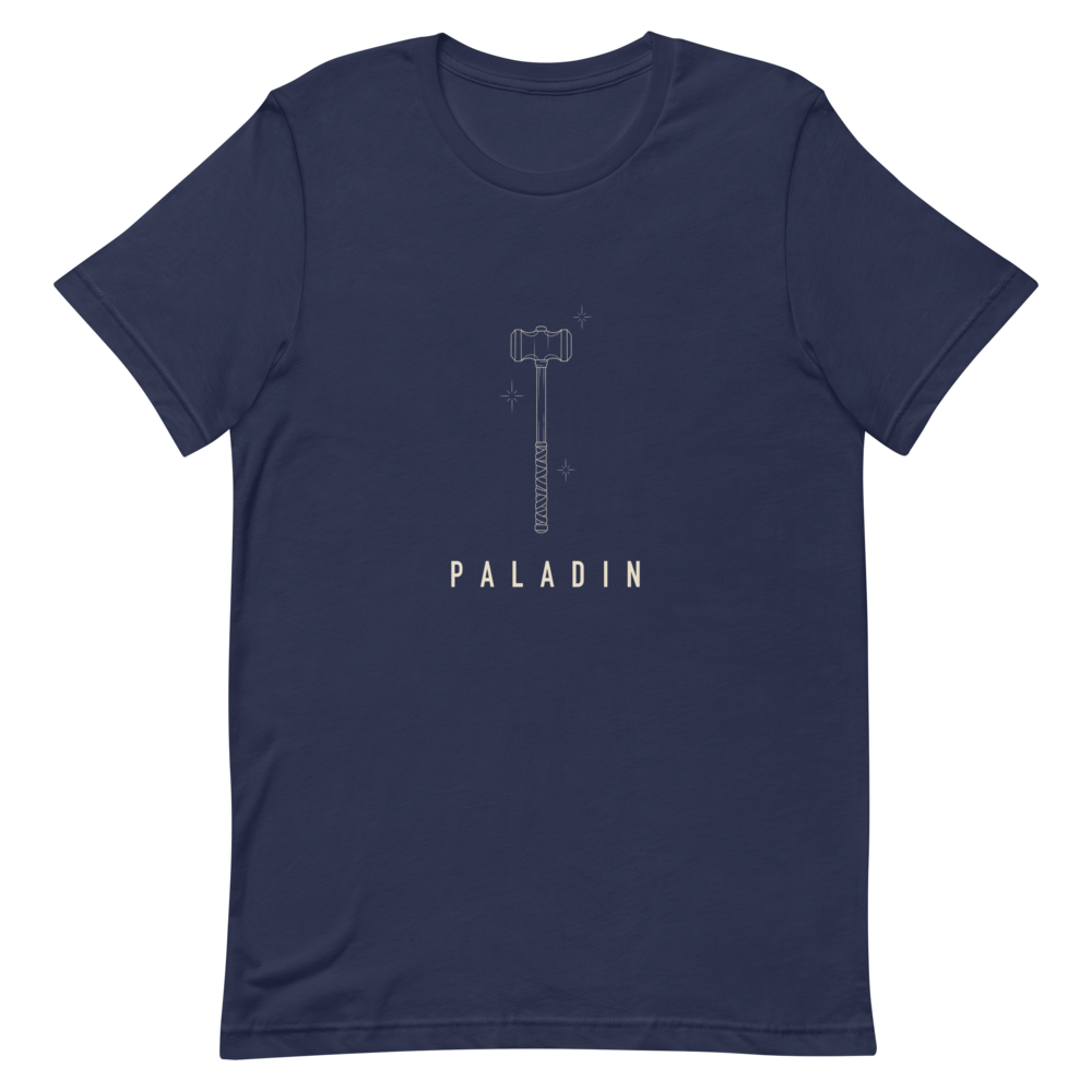Paladin | TTRPG Class Line - Staple (Bella+Canvas 3001) Navy