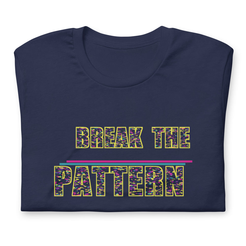 Break the Pattern Today | Arcade Carpet Tee print detail 2